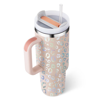 40 Oz Tumbler with Handle and Straw - The Perfect Gift for Every Occasion!