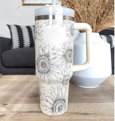 40 Oz Tumbler with Handle and Straw - The Perfect Gift for Every Occasion!